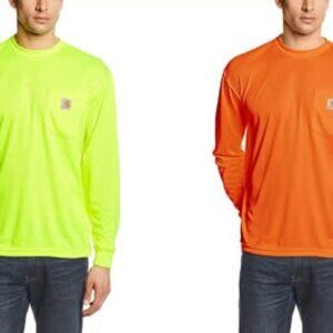 Carhartt Yellow and orange long Sleeve Vibrant and Comfortable shirts. 100494
